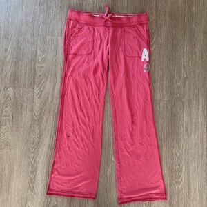 Abercrombie & Fitch pink low rise Y2K sweatpants sz S